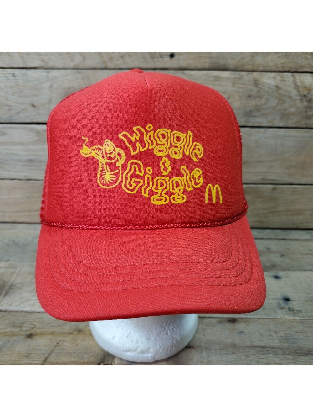 VTG McDonalds Wiggle & Giggle Roper Trucker USED Hat Baseball Cap Hat